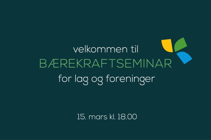 invitasjon til barekraftseminar