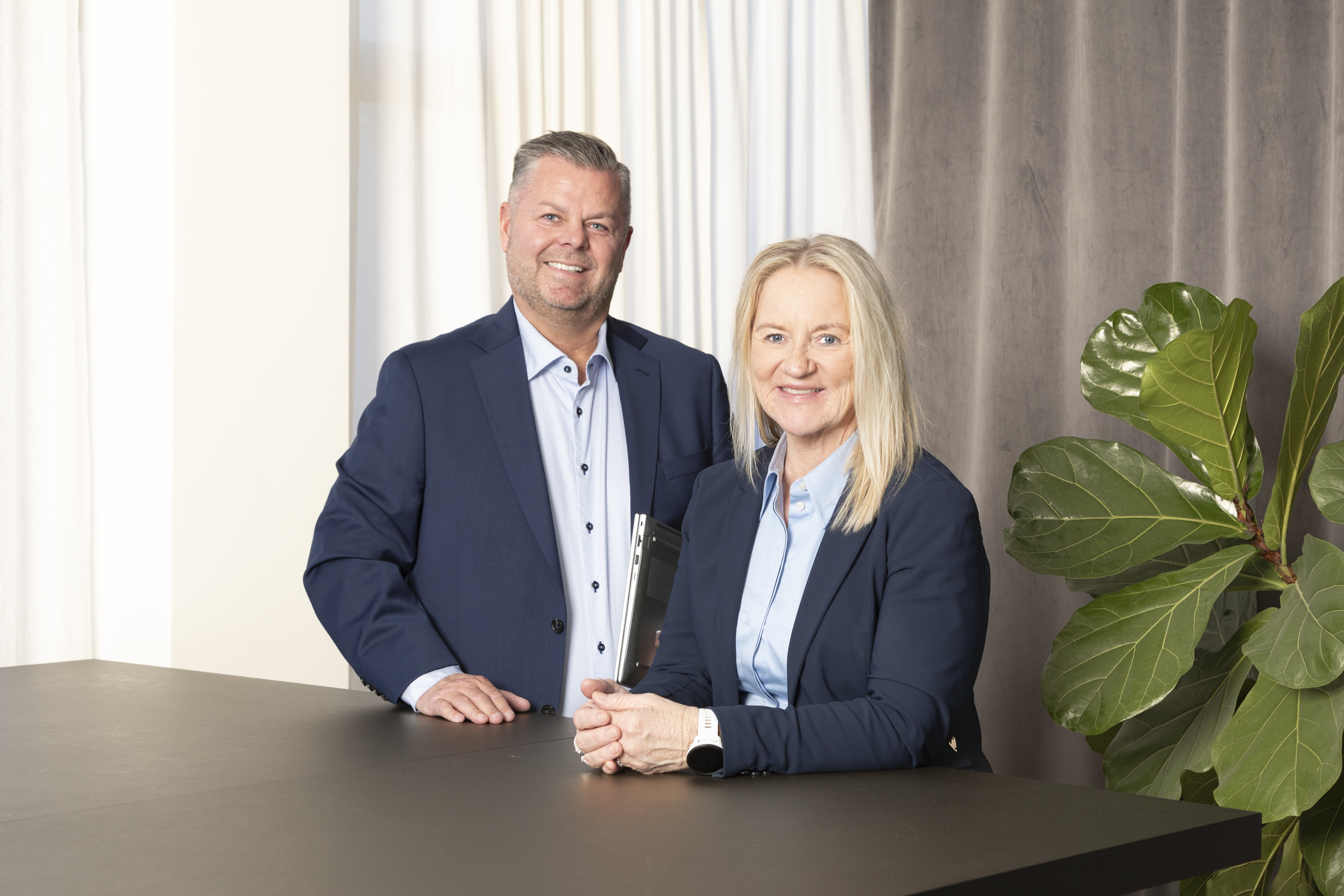 Kim og Laila på Jessheim