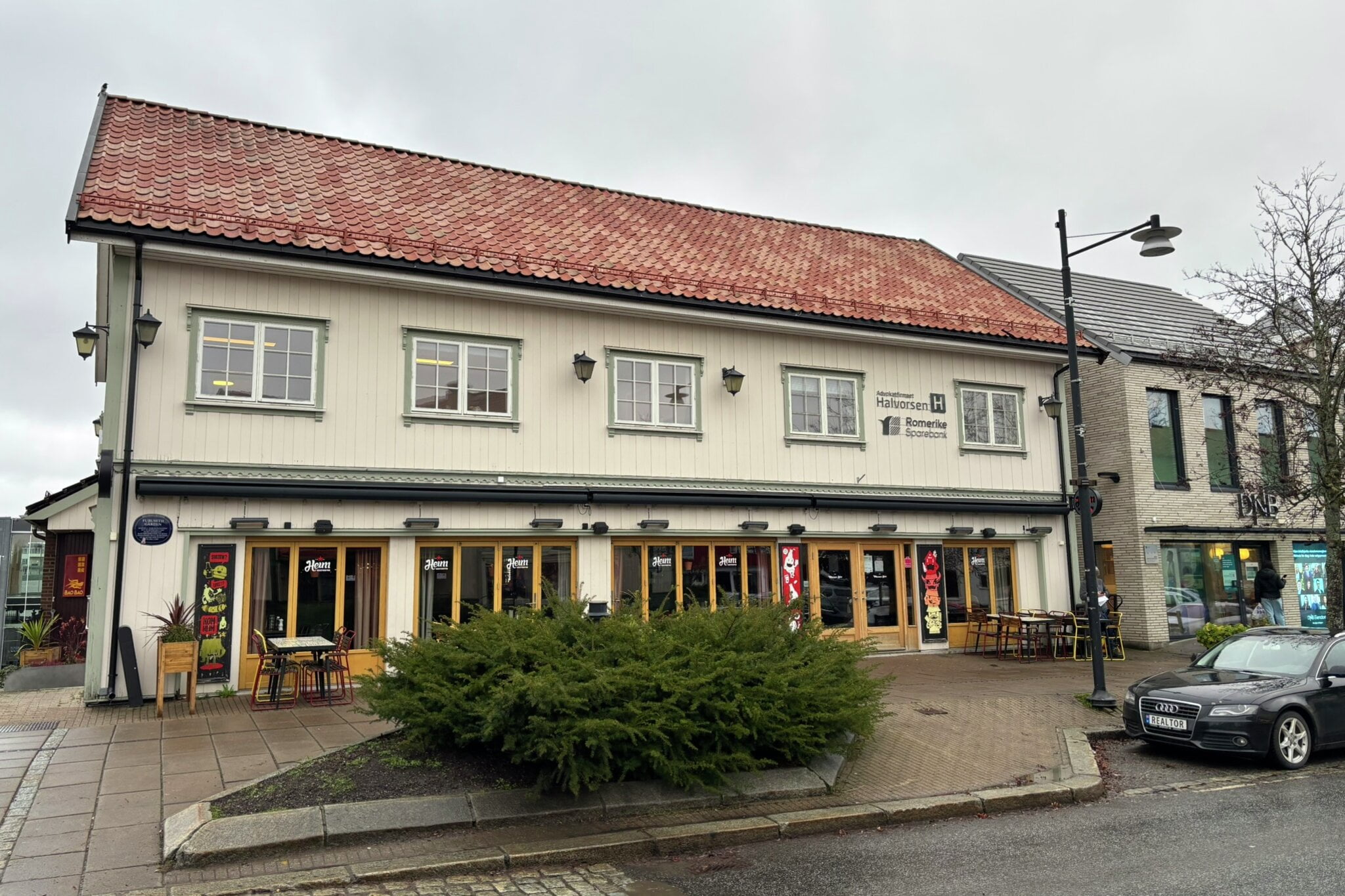 Romerike Sparebank sitt kontor i Storgata på Jessheim